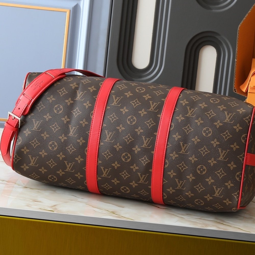 L0vis Vvtt0n Keepall Bandoulière 45 Sari Red 50Cm M13808