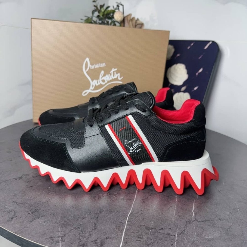 Chr1st1an Louboutin Nastroshark Sneaker Black