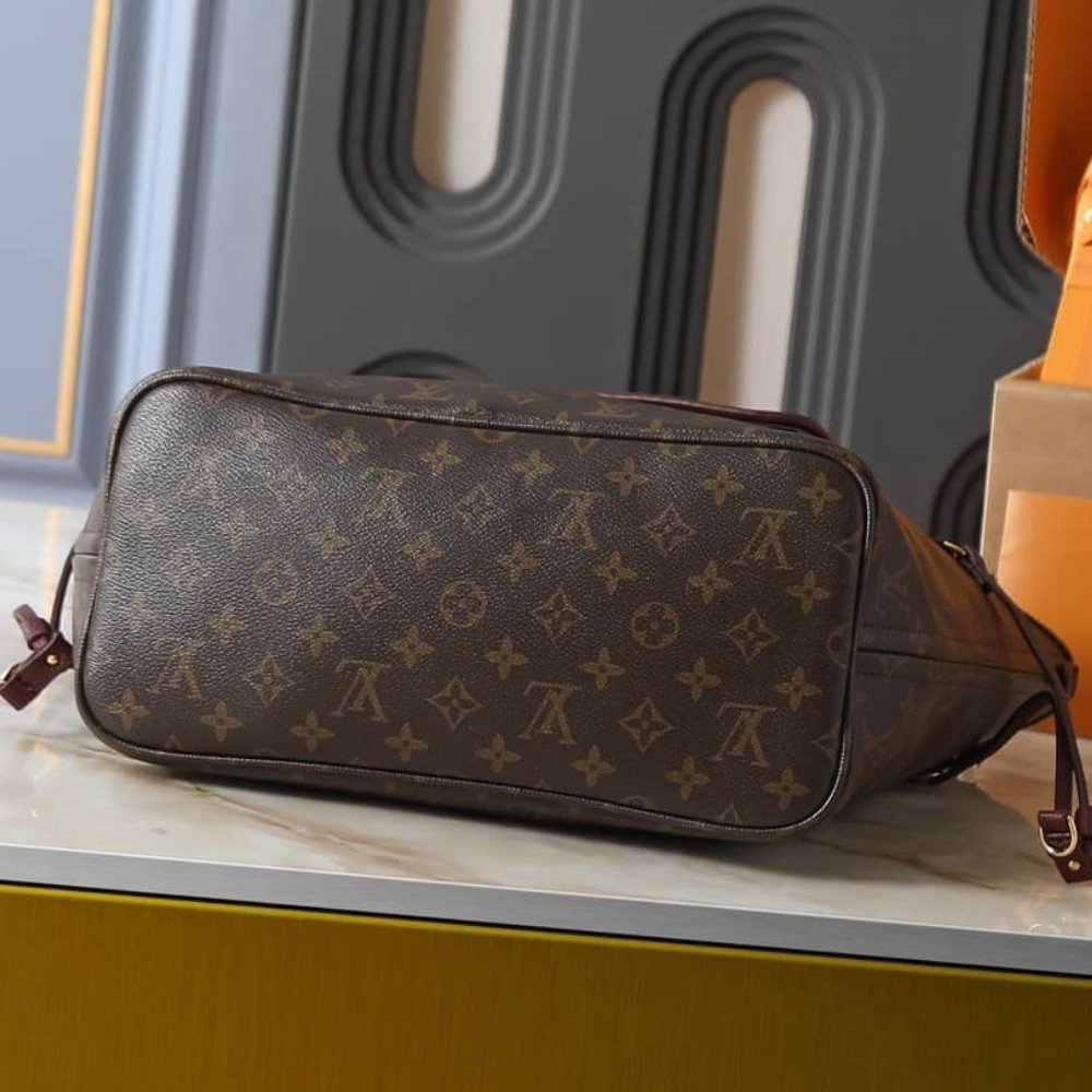L0vis Vvtt0n Neverfull Inside Out MM Monogram Wine 31Cm M25663