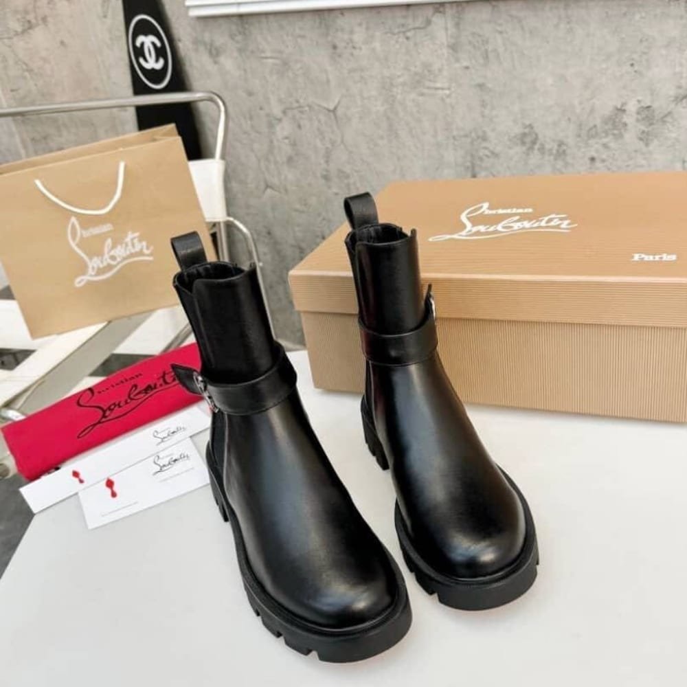 Chr1st1an Louboutin Chelsea Boot Black