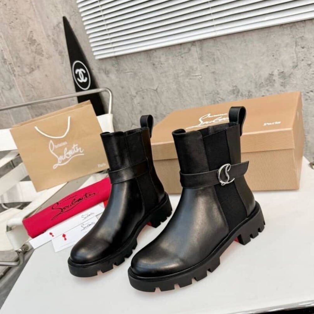 Chr1st1an Louboutin Chelsea Boot Black