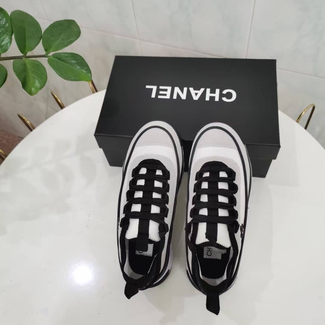 Ch**el Women’S Suede Sneaker White G39070 Y56144 0Q241