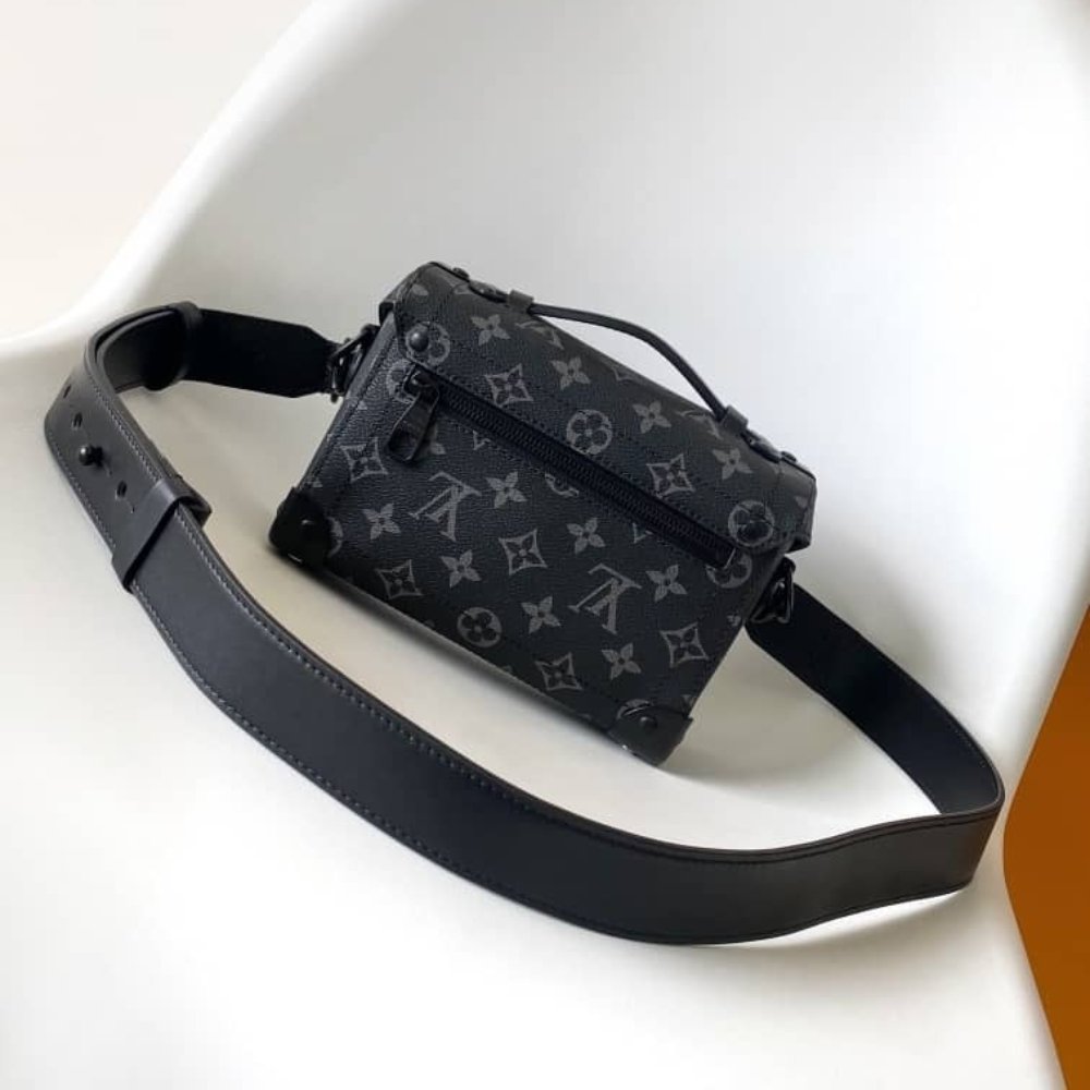 [S*per Vip 1:1] L0vis Vvtt0n Soul Trunk Bag Monogram Black 19Cm M11743