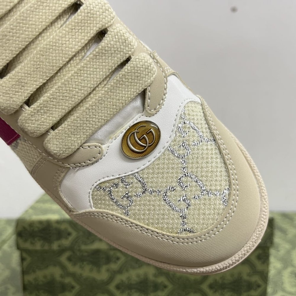 Gvc*1 Wmns Screener White Gg Lame 577684 2C830 9150