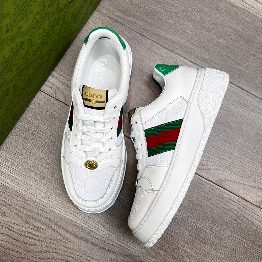 Gvc*1 Screener Sneaker With Web White