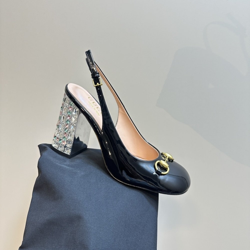 Gvc*1 Women’s Horsebit Pump With Crystals Black ‎795984 Bnc00 1000
