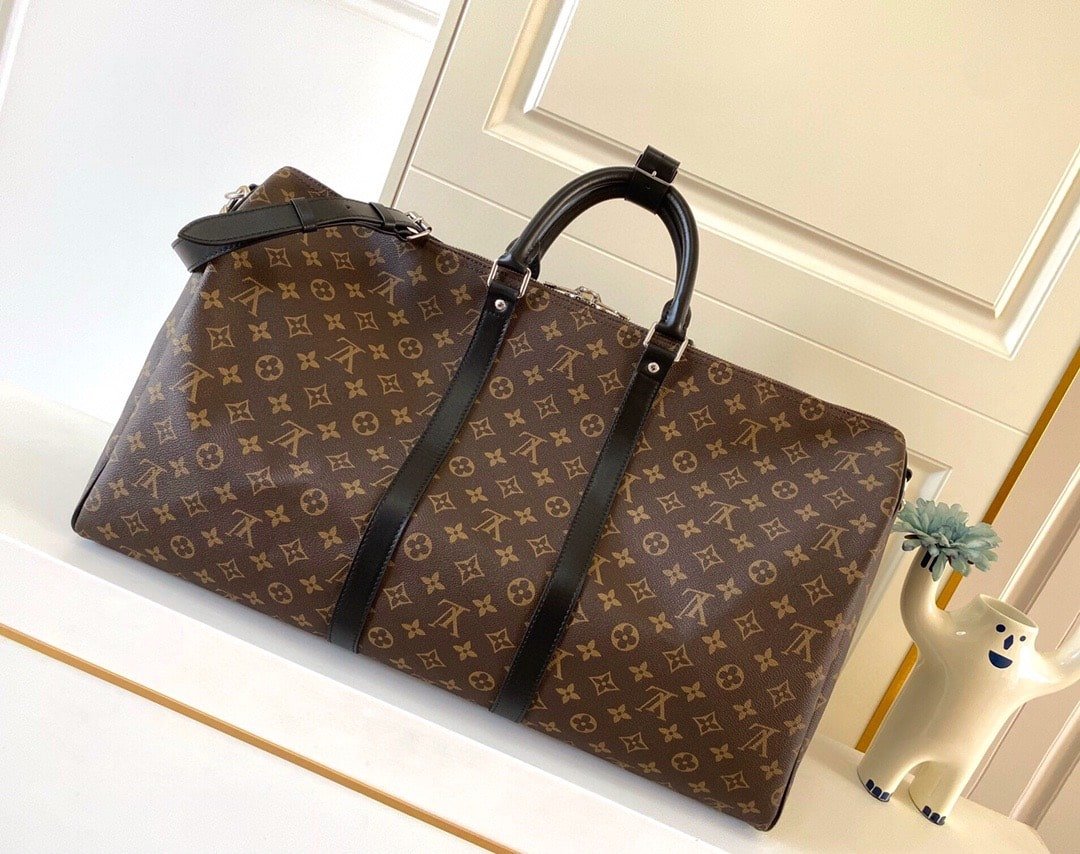 L0vis Vvtt0n Keepall Bandoulière 55 Monogram Macassar M56714