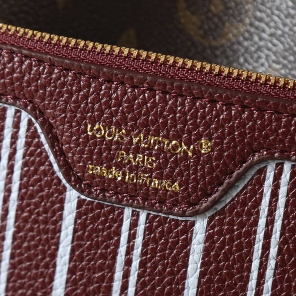 L0vis Vvtt0n Neverfull Inside Out MM Monogram Wine 31Cm M25663