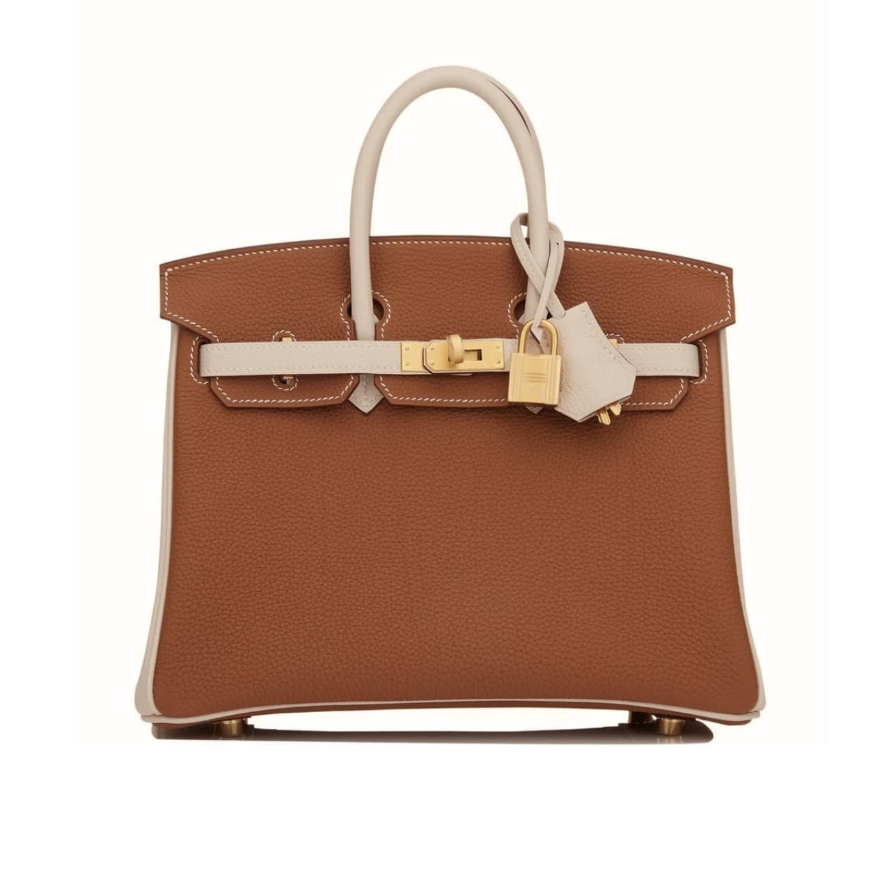 H**me5 Birkin 30 Togo Brushed Leather Gold Hardware Brown 30Cm