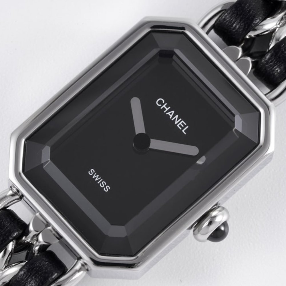 Ch**el Premiere Edition Original Watch Silver Black 26Mm H7022