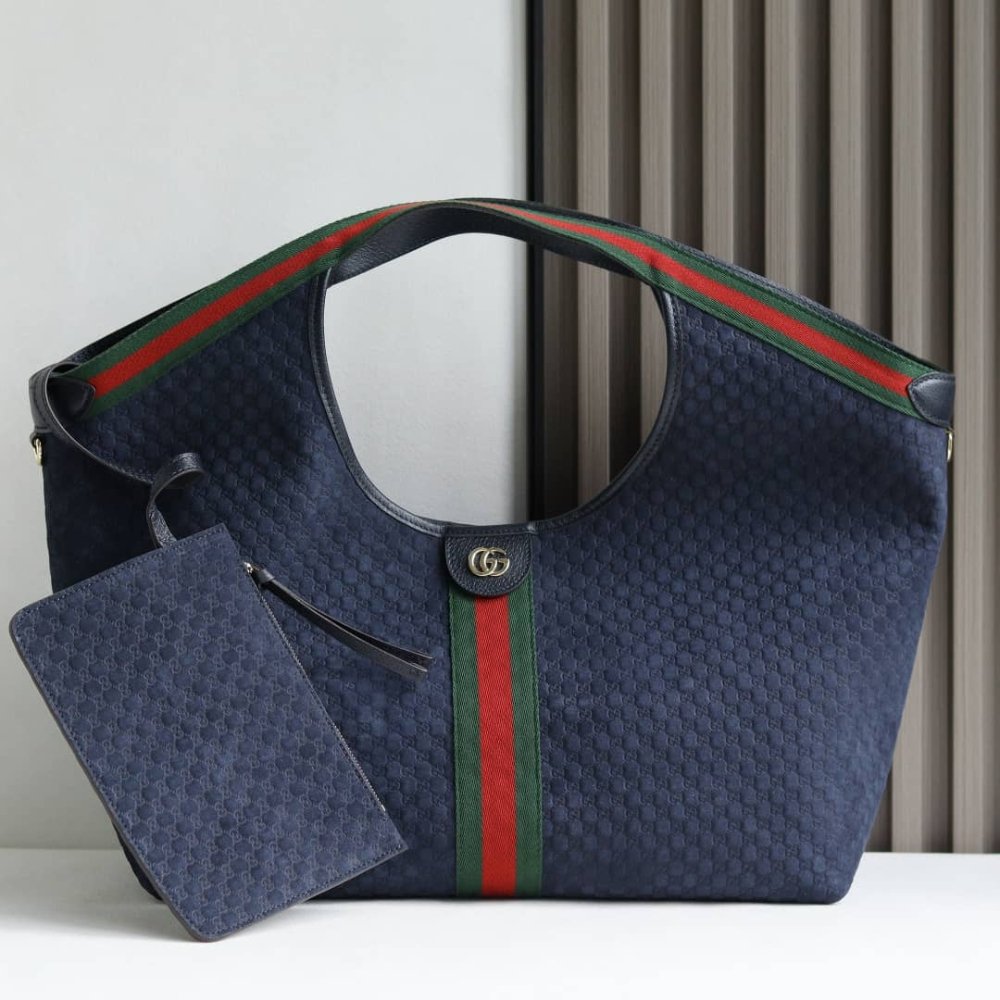 [S*per Vip 1:1] Gvc*1 Giglio Large Tote Bag Dark Blue 60Cm 853971 Caabv 4541