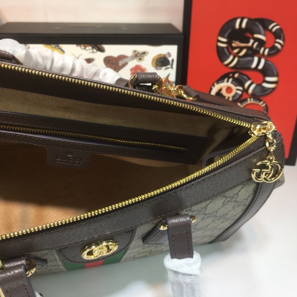 Gvc*1 Ophidia Large Tote Bag Beige Ebony 33Cm 524537 K05Nb 8745