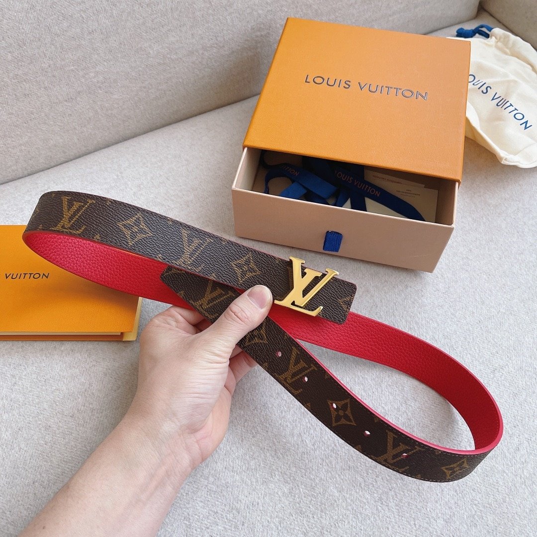 L0vis Vvtt0n Lv Initiales Reversible Belt 30Mm