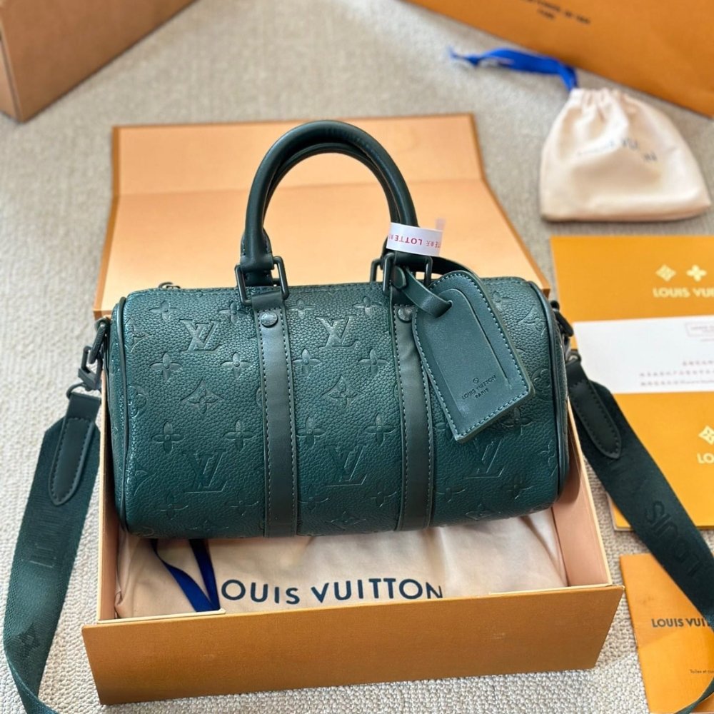 L0vis Vvtt0n Keepall Bandoulière 25 Dark Green 25Cm M24432