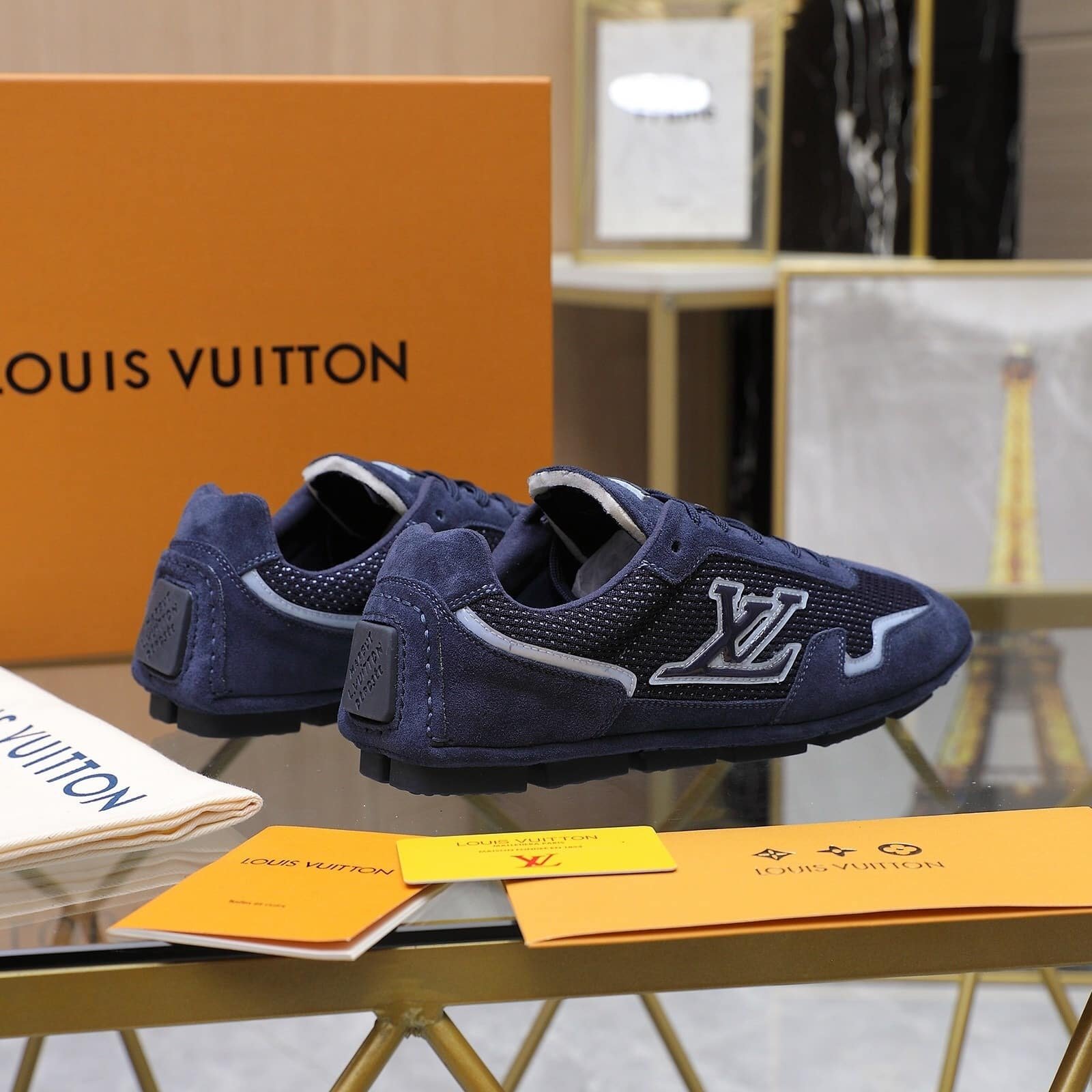 L0vis Vvtt0n Lv Rally Sneaker Navy Blue 1Ahu64