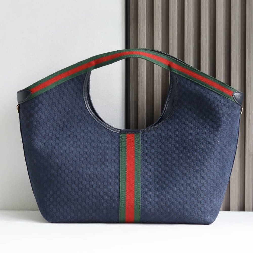 [S*per Vip 1:1] Gvc*1 Giglio Large Tote Bag Dark Blue 60Cm 853971 Caabv 4541