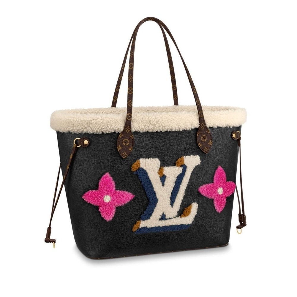 L0vis Vvtt0n Neverfull Mm Monogram Teddy Black 31Cm M56960