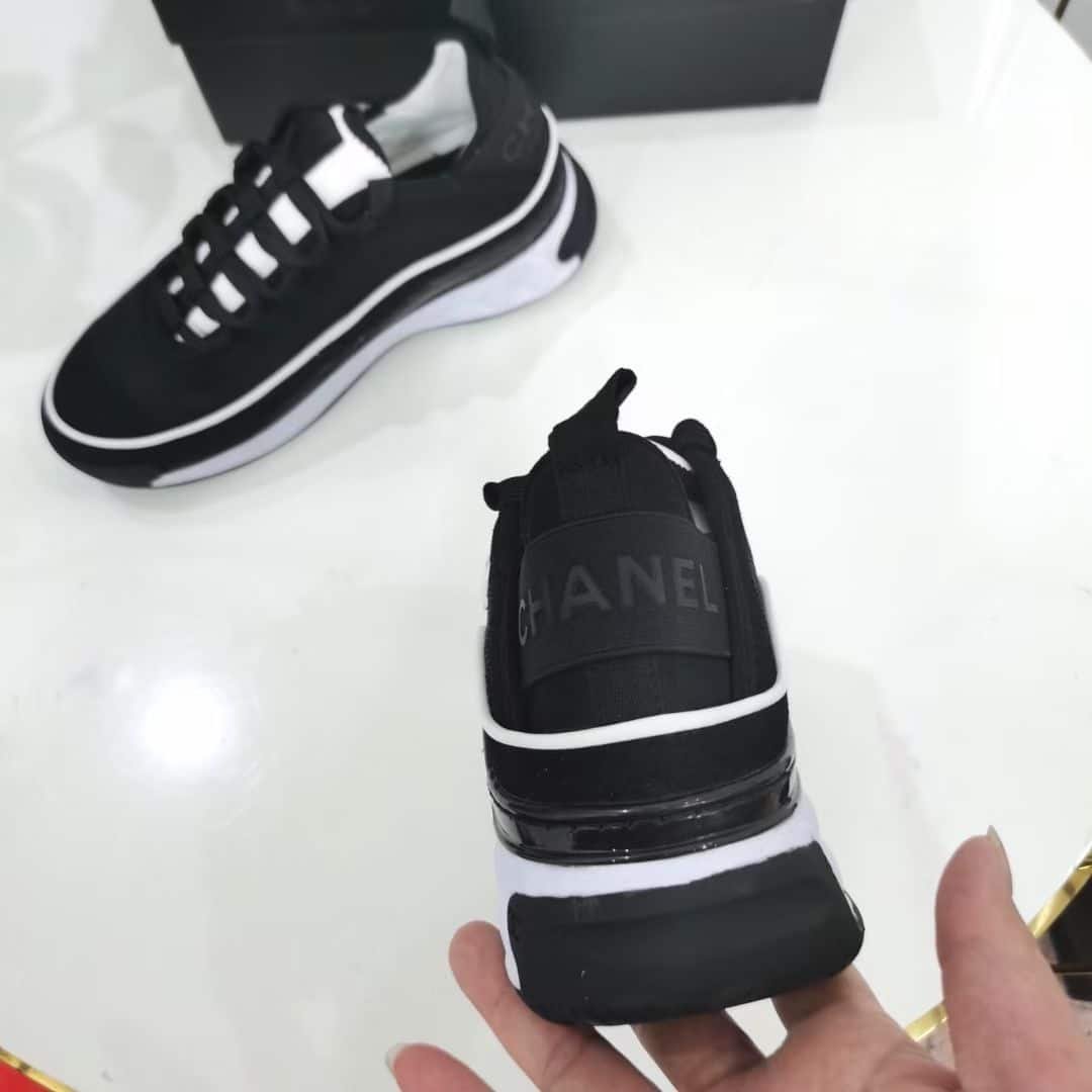 Ch**el Women’S Suede Sneaker Black G39072 Y55826 K4284