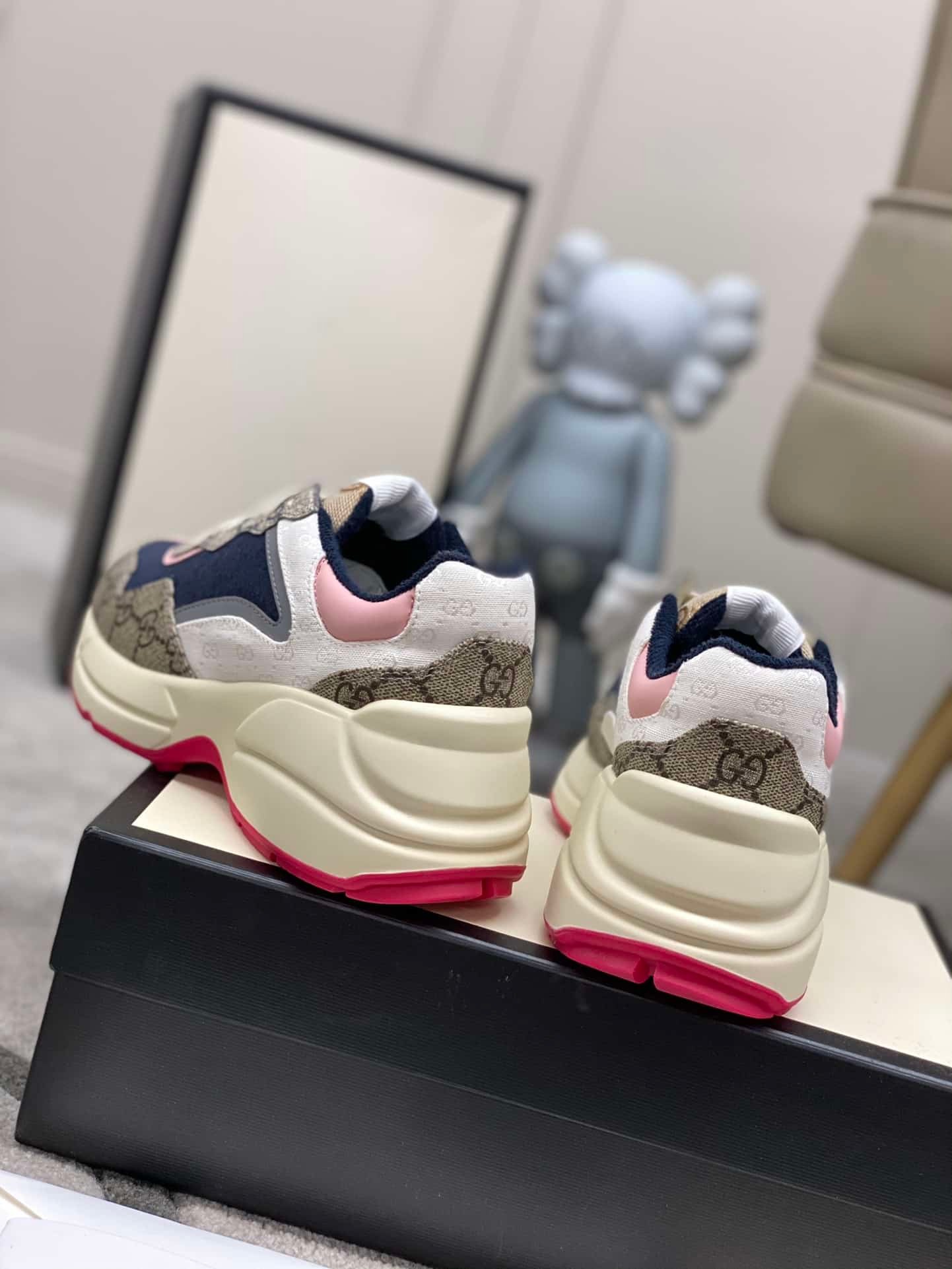 Gvc*1 Wmns Gg Rhyton Beige White Pink 620185 99Wf0 4371