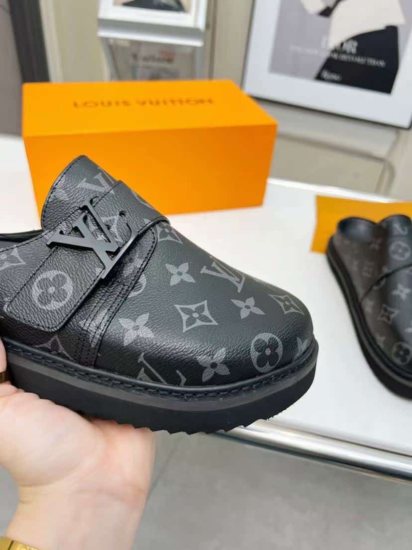 L0vis Vvtt0n Lv Easy Mule Monogram Eclipse 1A8Wir