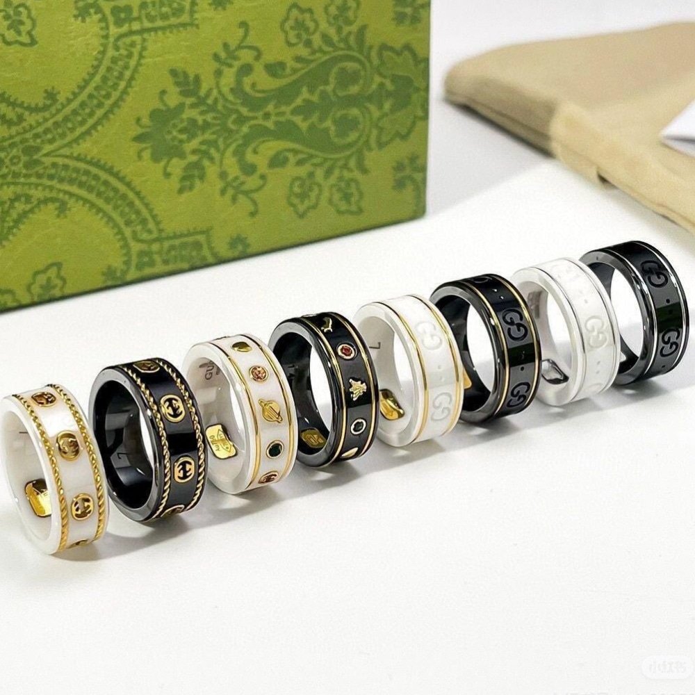 Gvc*1 Icon Ring With Gemstones