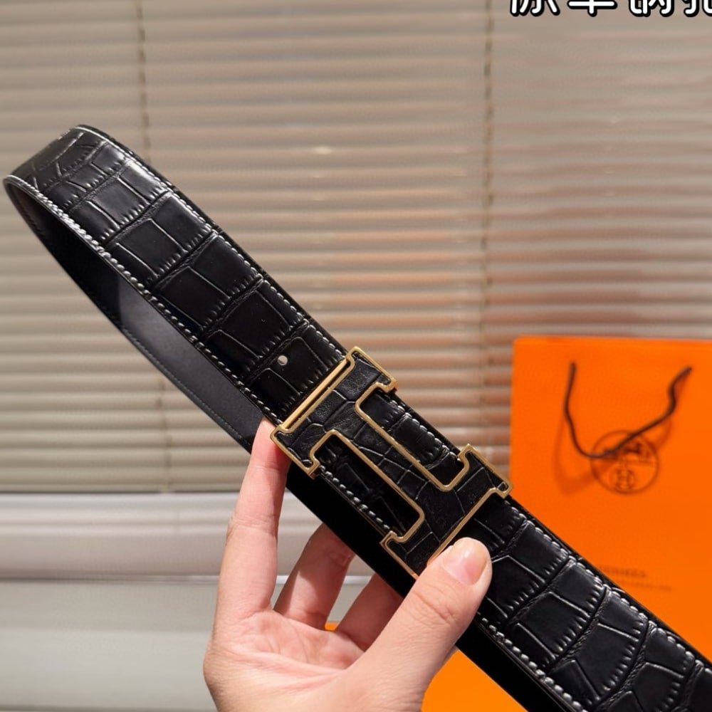 H**me5 Crocodile Leather Belt Tln0112S