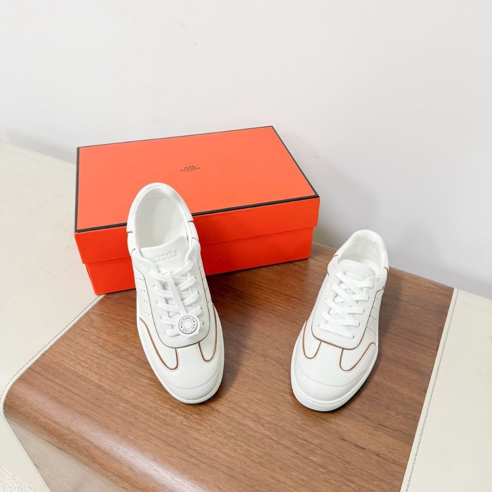 H**me5 Match Sneaker Blanc And Naturel H261000Z 91360
