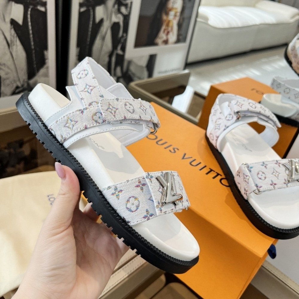 L0vis Vvtt0n Lv Sunset Flat Comfort Sandal Multicolored 1Aidiw