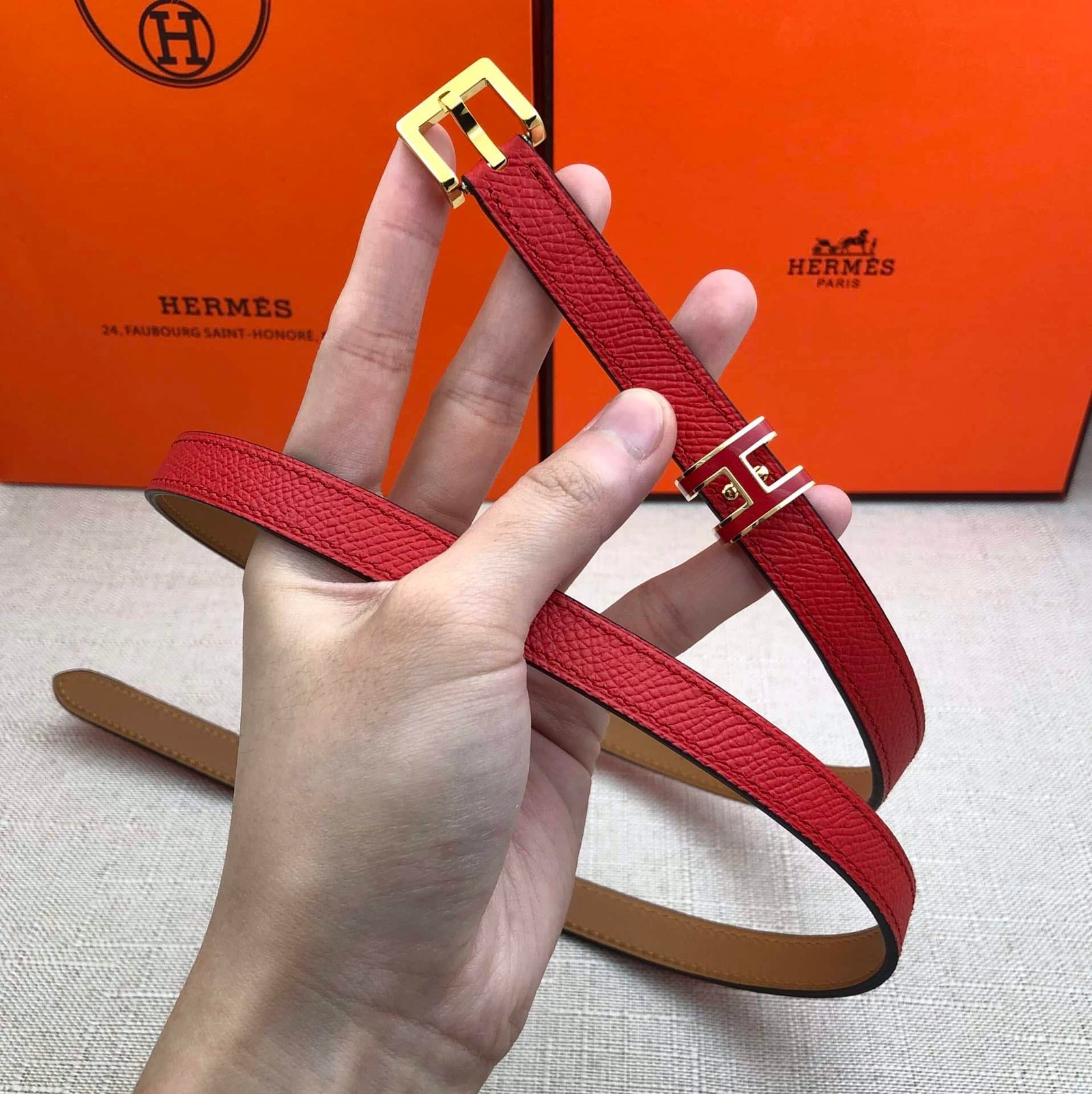 H**me5 Pop H 15 Belt Red 15Mm
