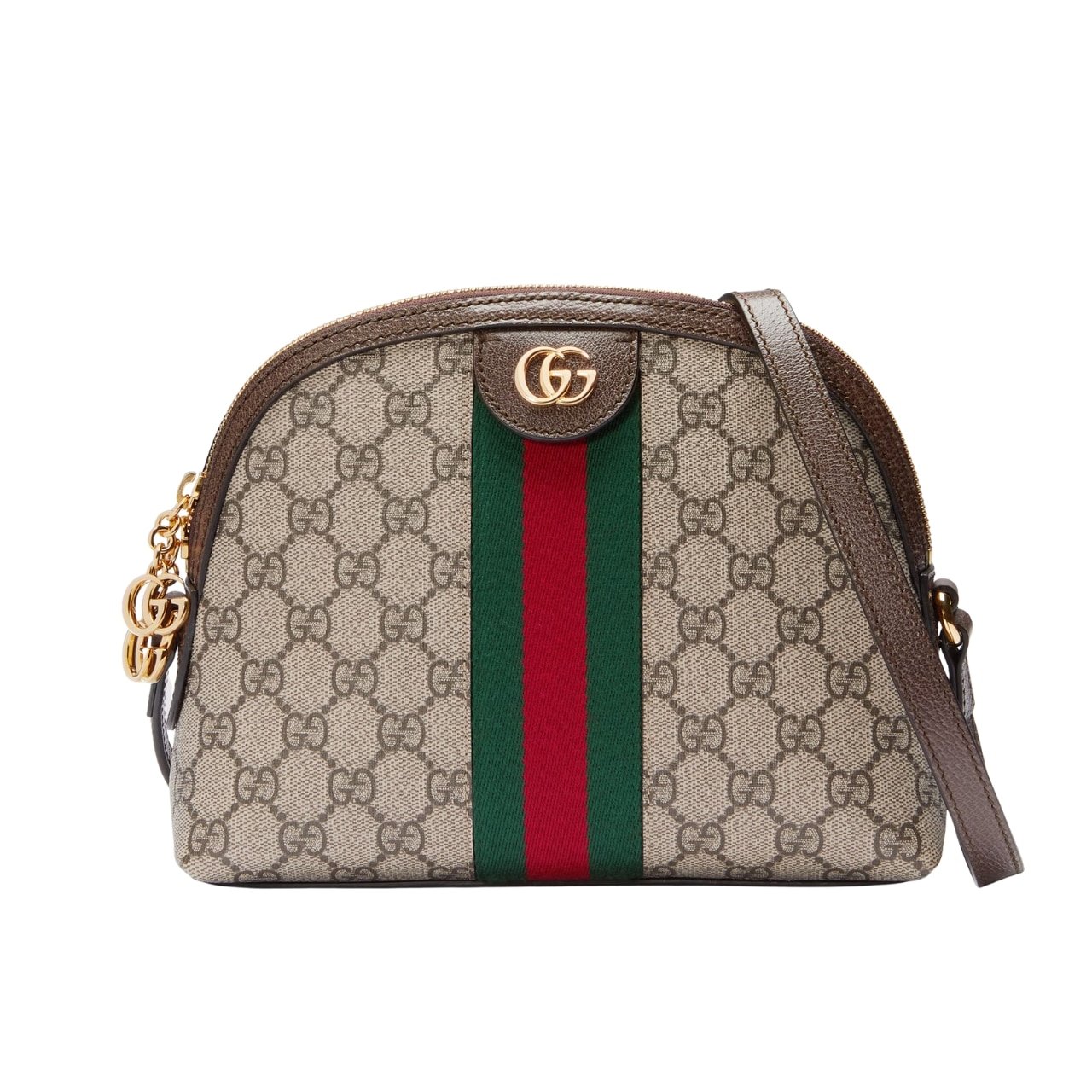 Gvc*1 Ophidia Small Shoulder Gg Svp*me Beige Ebony 23Cm 499621 K05Ng 8745