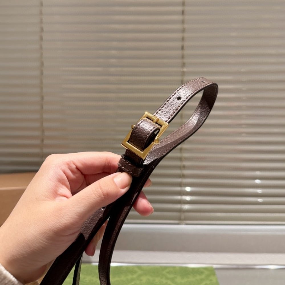 Gvc*1 Ophidia Small Shoulder Gg Svp*me Beige Ebony 23Cm 499621 K05Ng 8745