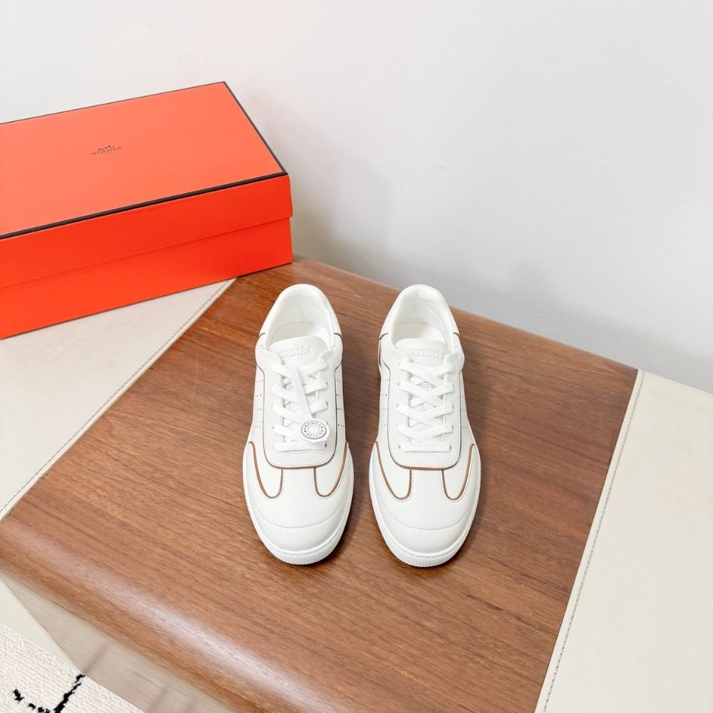 H**me5 Match Sneaker Blanc And Naturel H261000Z 91360