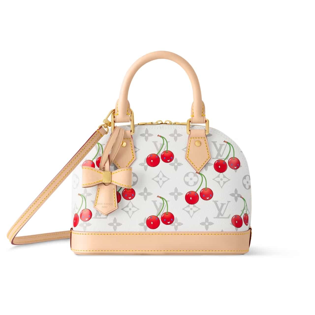 L0vis Vvtt0n X Takashi Murakami Alma BB Monogram Cherry 23Cm M14234