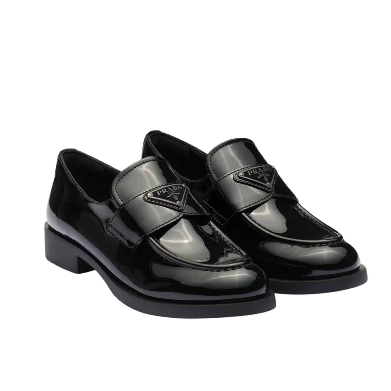 Pra*a Patent Leather Loafers Black 1D329N 069 F0002 F 025