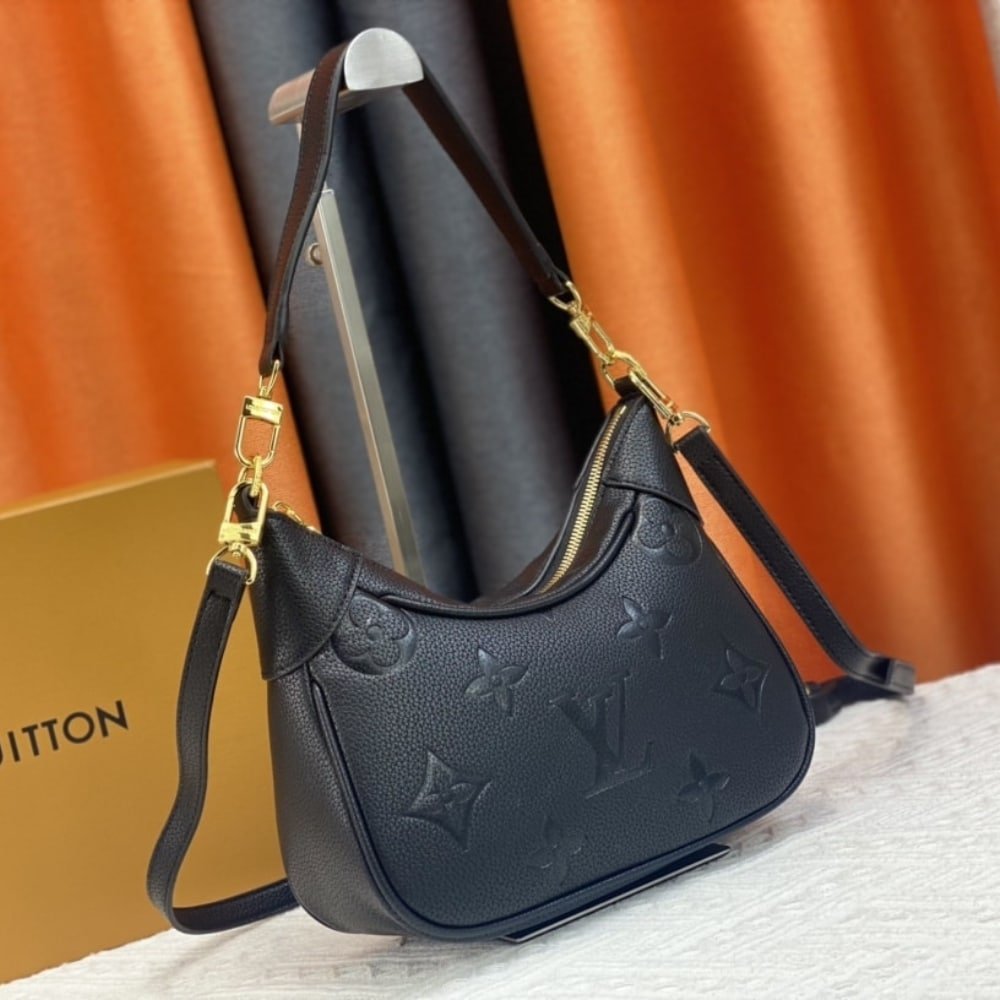 [S*per Vip 1:1] L0vis Vvtt0n Bagatelle Monogram Empreinte Leather Black 22Cm M46002