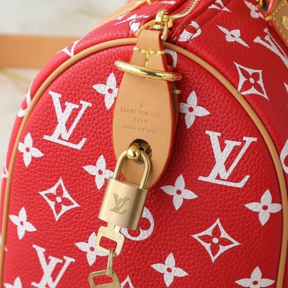 L0vis Vvtt0n Speedy P9 Bandoulière 25 Autres Cuir Monogram Red 25Cm M24425