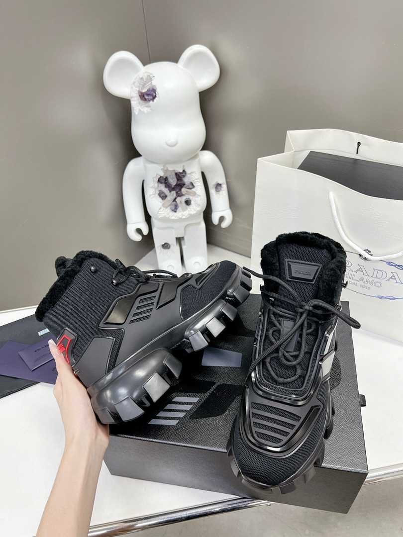 Pra*a Cloudbust Thunder High Top Sneakers Black