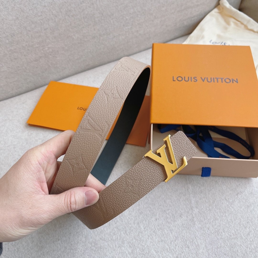 L0vis Vvtt0n Resible Lv Iconic Belt 30Mm