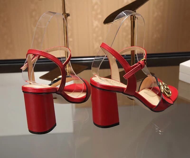 Gvc*1 G Mid Heel Sandal Red ‎453379 A3N00 6433