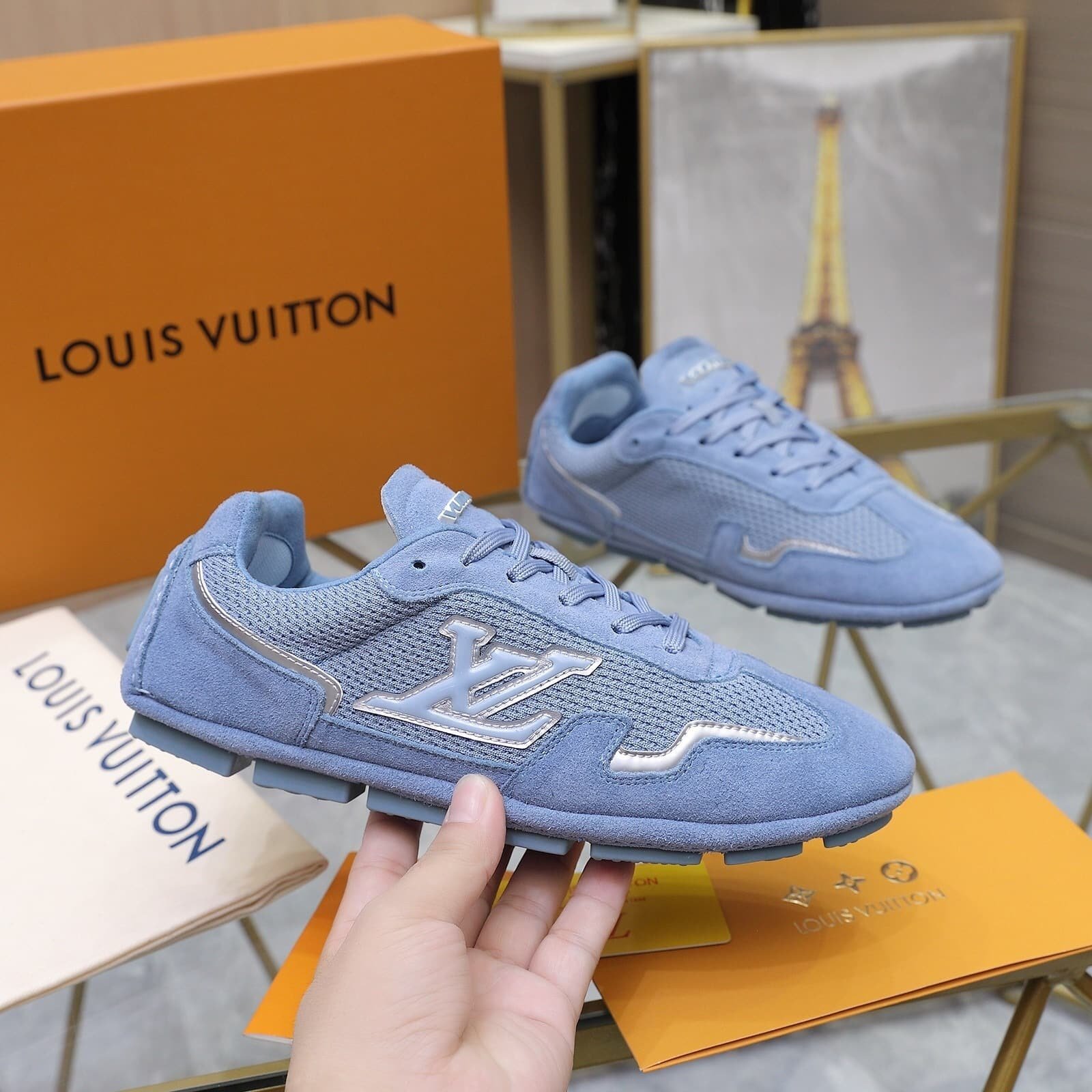 L0vis Vvtt0n Lv Rally Sneaker Blue 1Ahu24