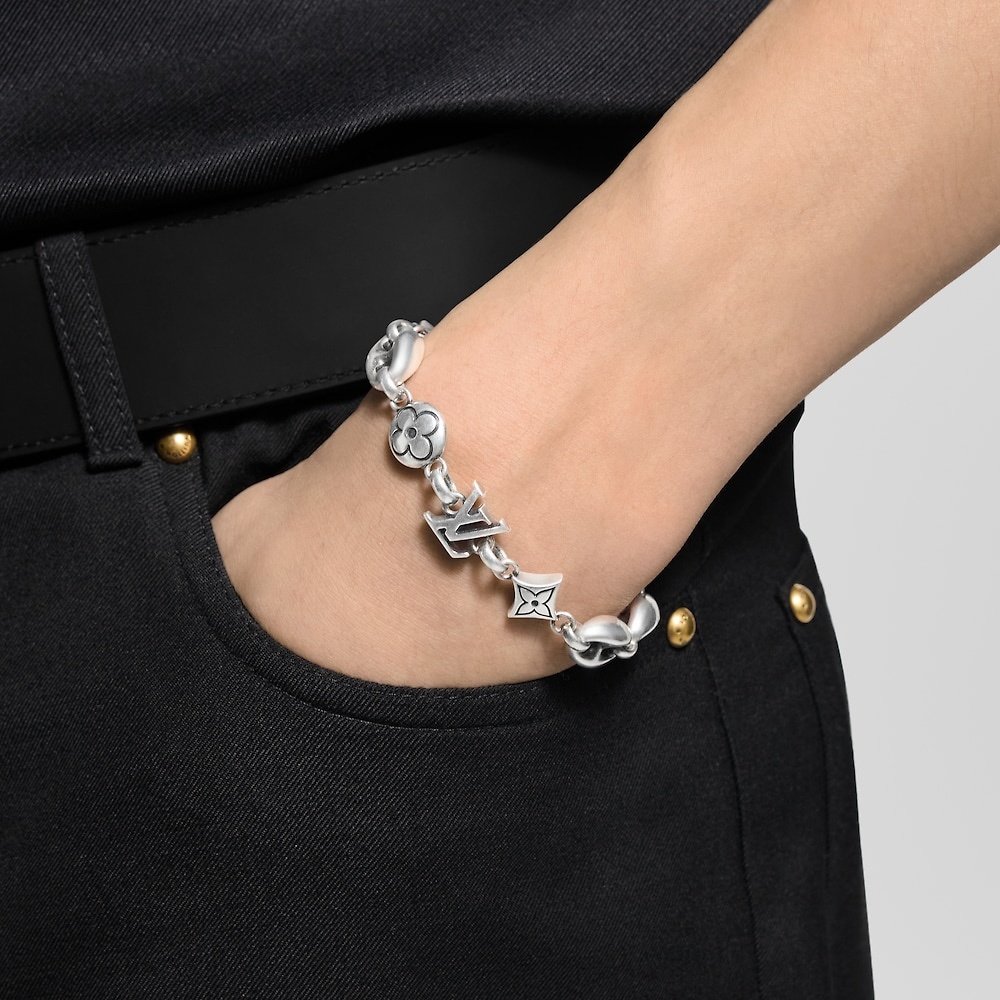 L0vis Vvtt0n Lv Sailor Medium Bracelet Silver M03187