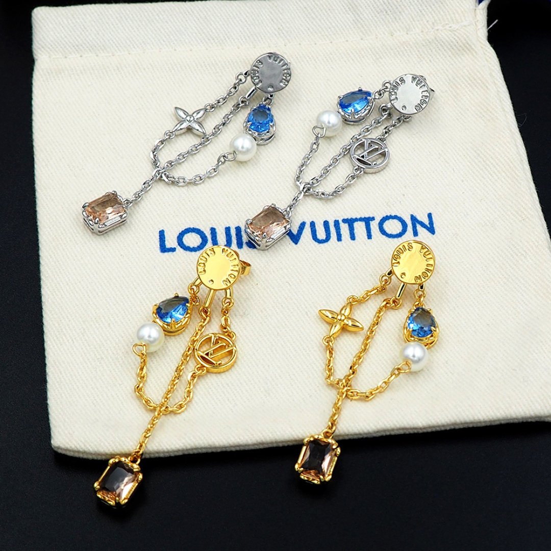 L0vis Vvtt0n Heirloom Pendant Earrings Silver M02889