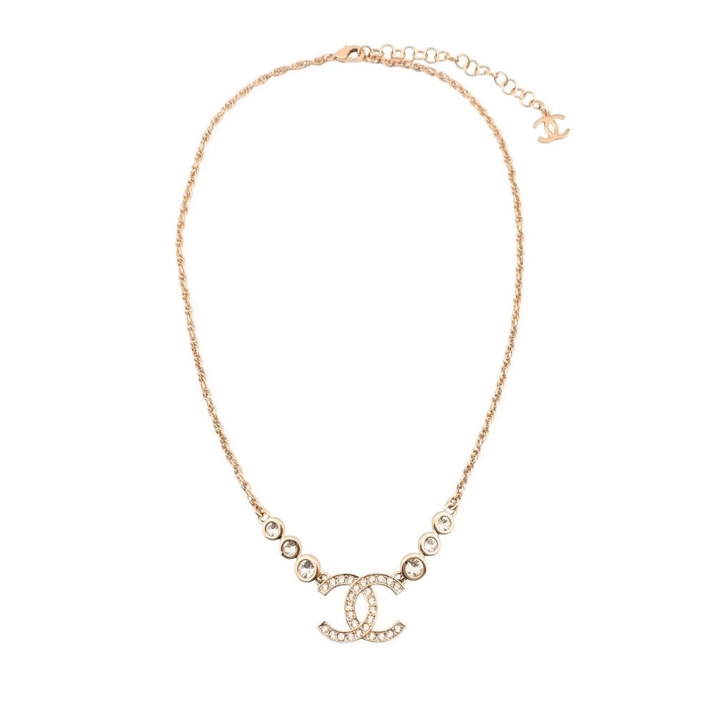 Ch**el Cc Gold Metal Necklace Ab7026 B06561 Nf088