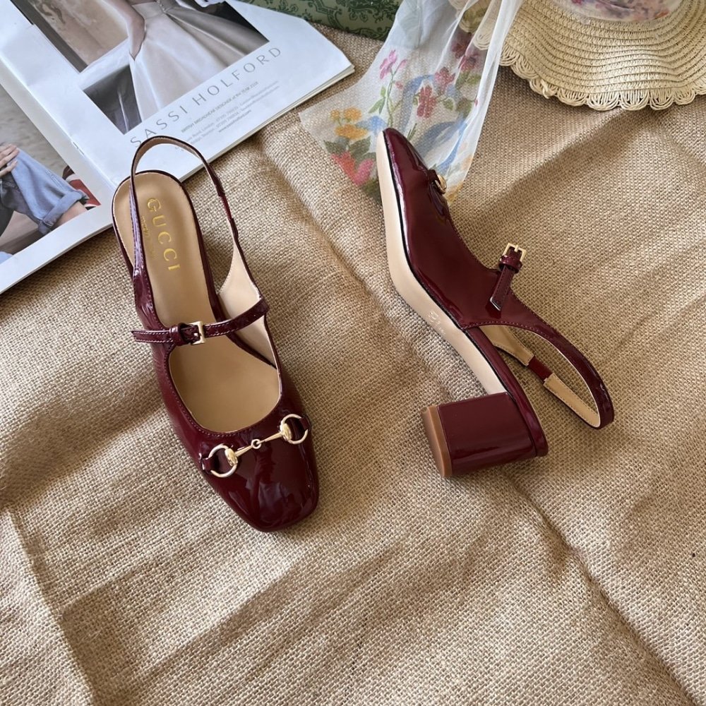 Gvc*1 Women’s Horsebit Pump Red Leather 801893 Bnc80 6207