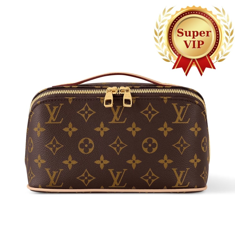 [S*per Vip 1:1] L0vis Vvtt0n Toiletry Bag Monogram Canvas Brown 24Cm M11750
