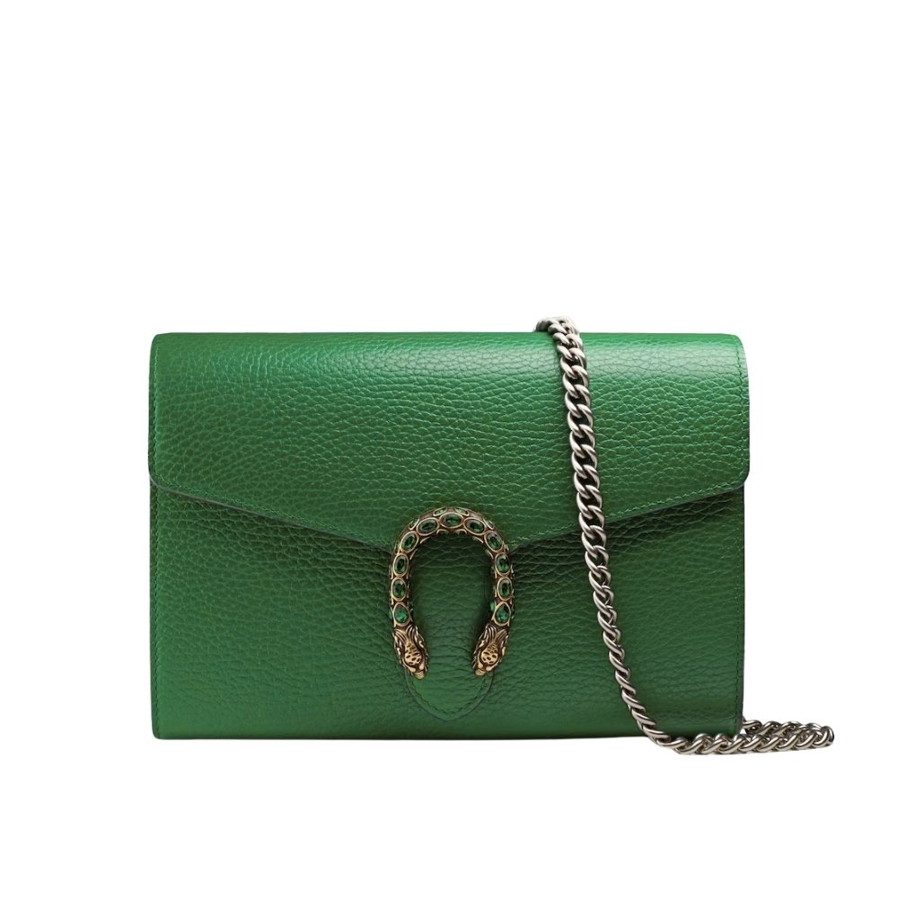 Gvc*1 Women’S Dionysus Mini Chain Bag Green 20Cm 401231 Caogx 3120