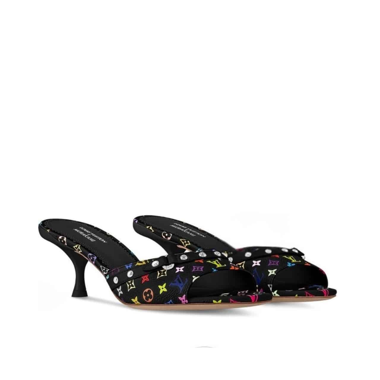 L0vis Vvtt0n X Takashi Murakami 6Am Mule Black 1Agwqq