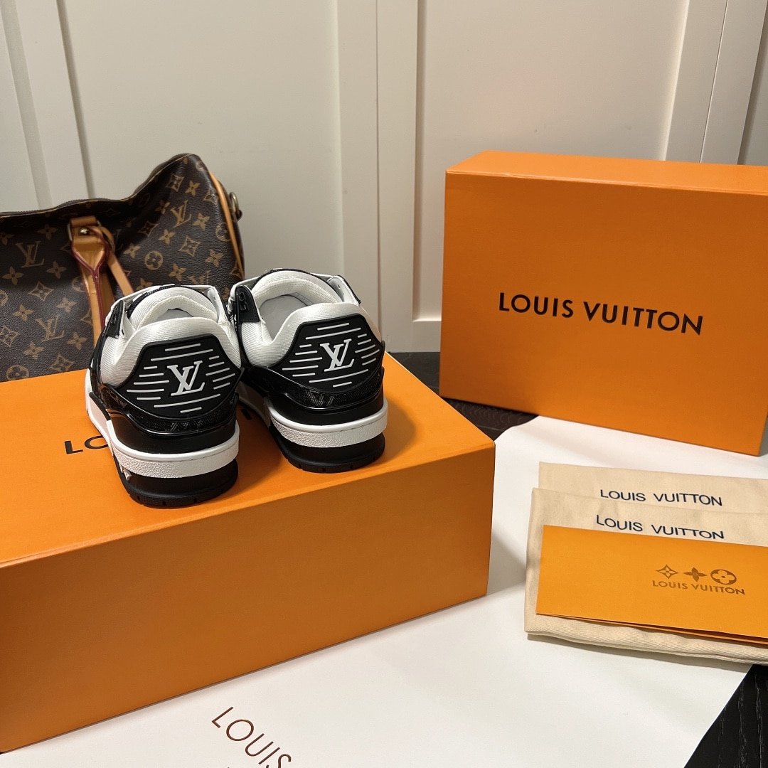 L0vis Vvtt0n Trainer Sneakers Black And White 1A9Jgb