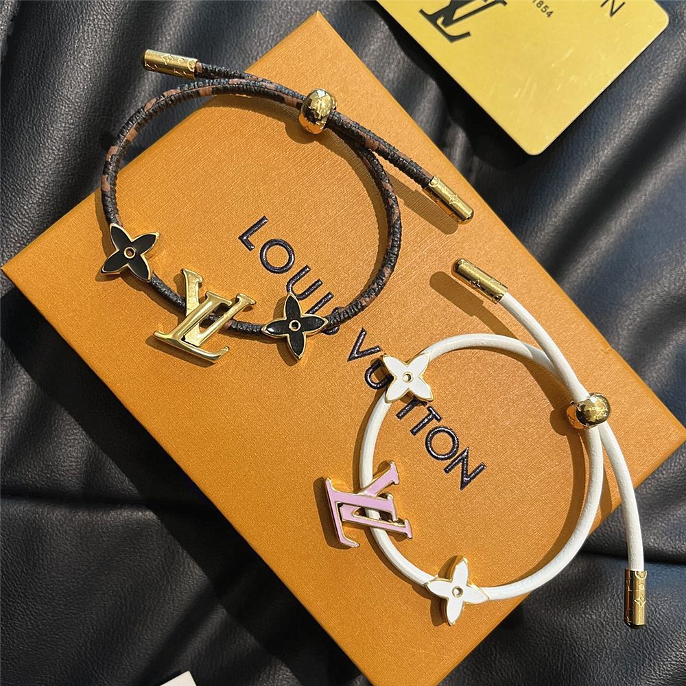 L0vis Vvtt0n Lv Iconic Bracelet Monogram White M1020Z
