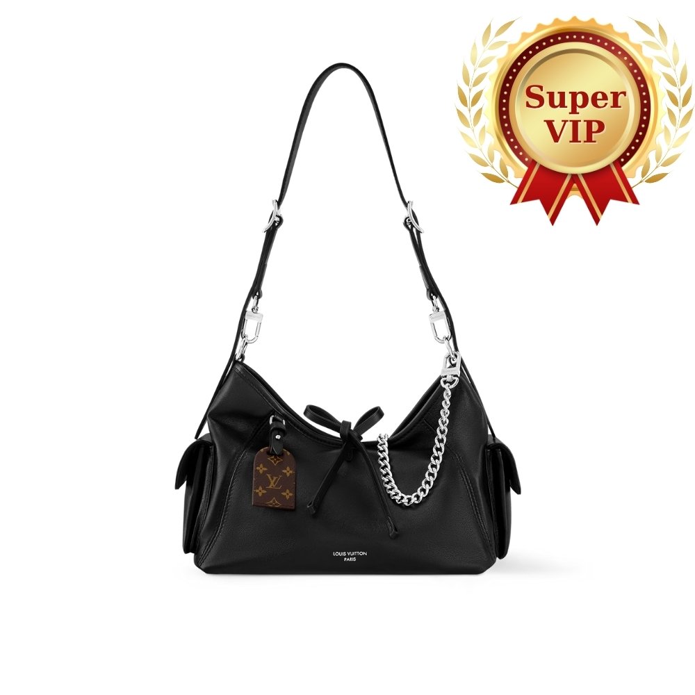 [S*per Vip 1:1] L0vis Vvtt0n Carryall Cargo Vibe PM Black 33Cm M24861